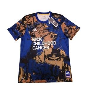 Adidas MLS Soccer Jersey x Marvel Kick Childhood Cancer HT3238 Men’s Size Large